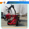 1-12Ton ATV trailer with crane